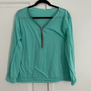 ♦️ 3 for $15 ♦️ Zipper long sleeve tee